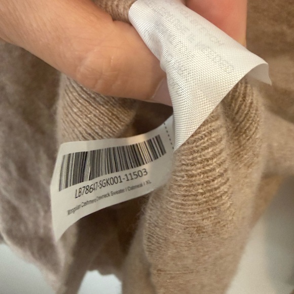 Quince Mongolian Cashmere Crewneck Sweater Size XL, Oatmeal Quiet Luxury - Picture 9 of 14